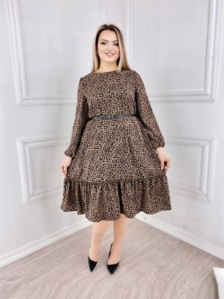 leopardinė suknelė