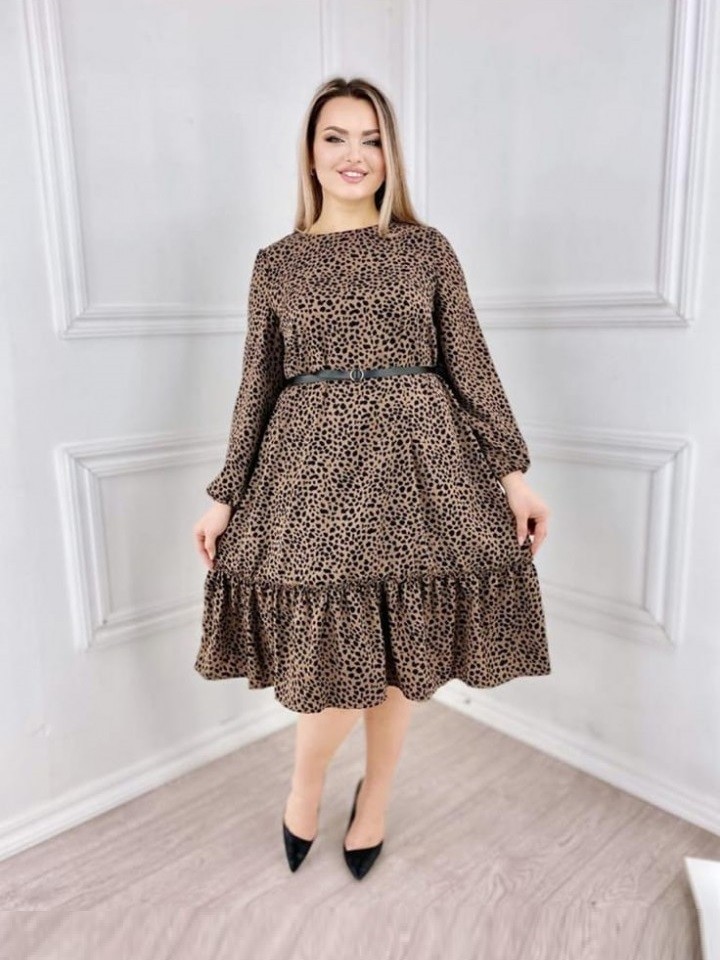 leopardinė suknelė